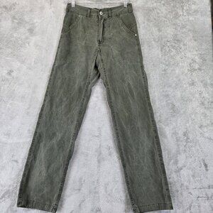 Gramicci Pants Mens 28x32 Olive Green Artisan Wash Gusseted Crotch Climbing